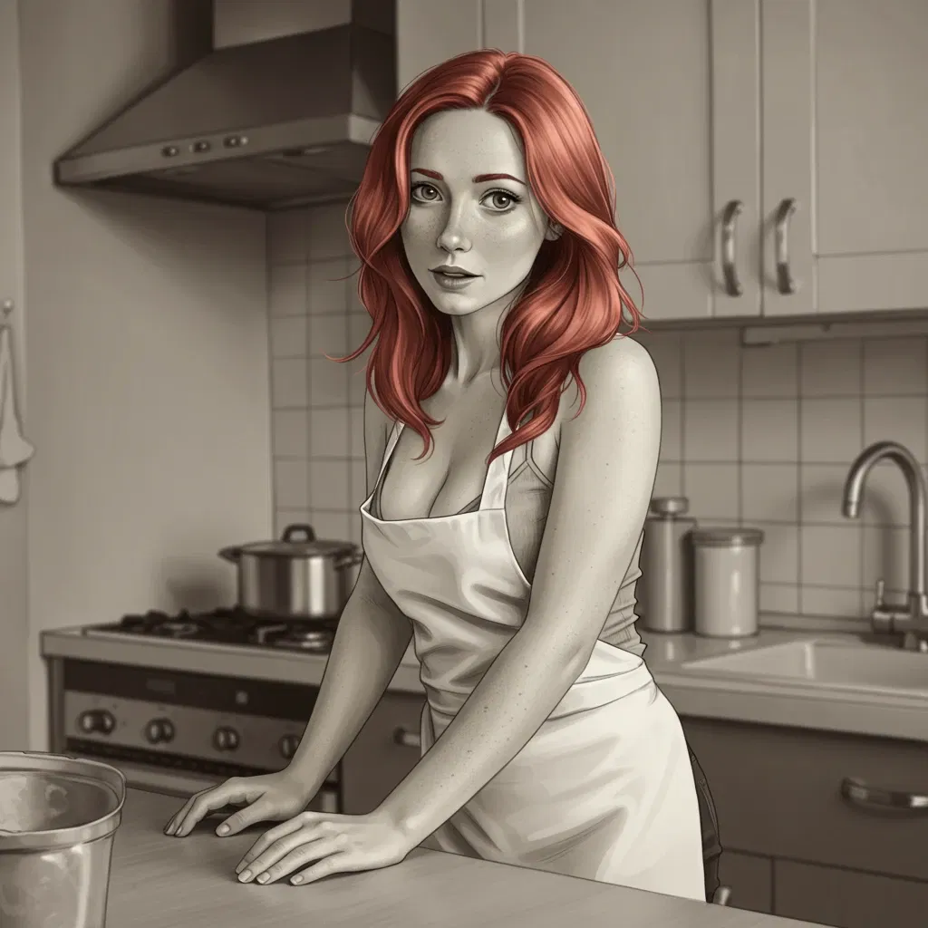 (Soon to be) Free use Stepmom in the Kitchen