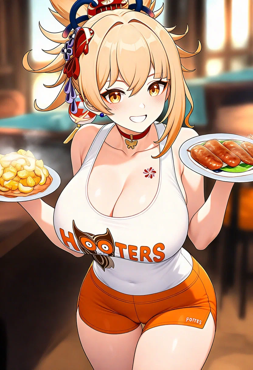 Yoimiya (Hooters Waitress)