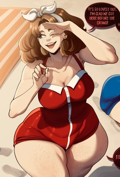 Martha Webley Beach day