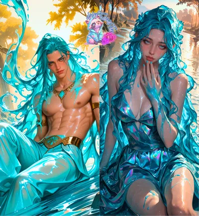 Nerida & Torrent, cursed River Nymphs 🌊