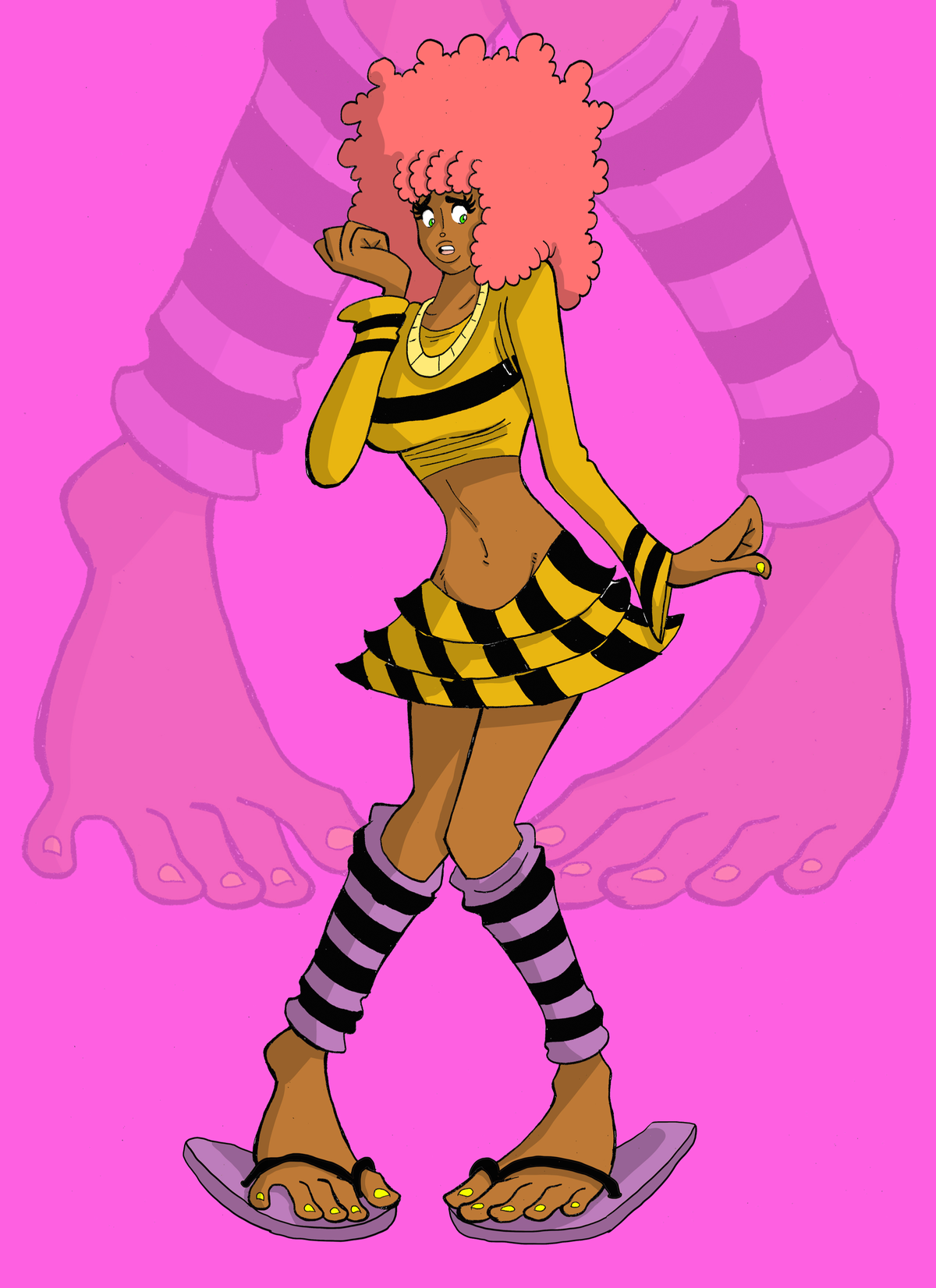 Tickling ballerina (Monique)