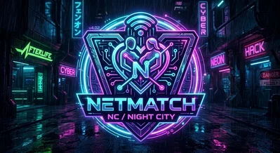 Cyberpunk Dating App: "NetMatch NC"