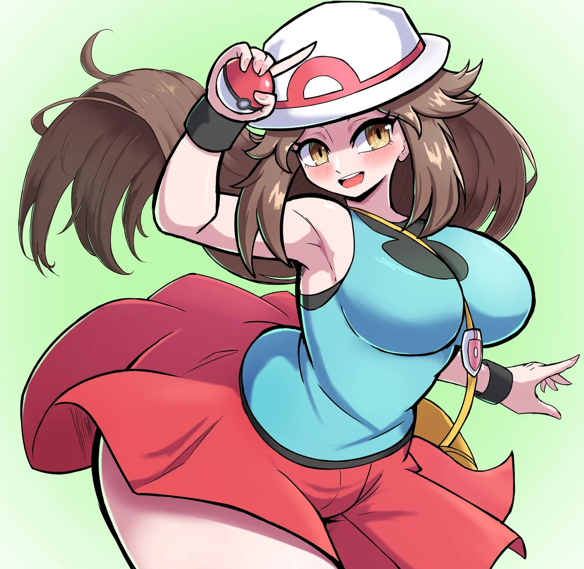 Your New Rival, Leaf got turned oblivious!