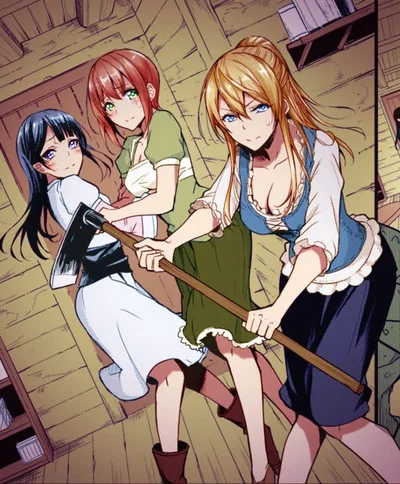 The Three sister's in Goblin Slayer: Year One