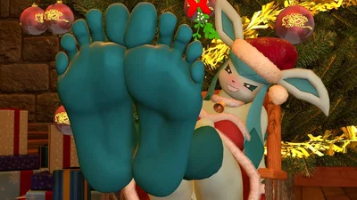 Glaceon - Christmas Feet Gift