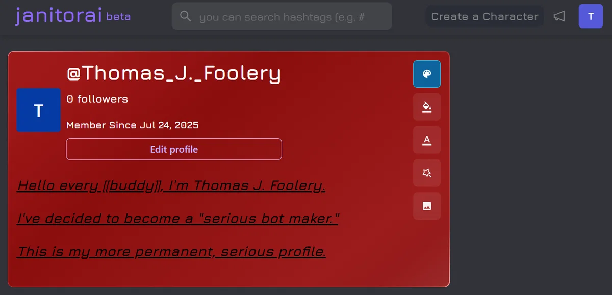 everybody follow this fuckass piece of shit (he's me)