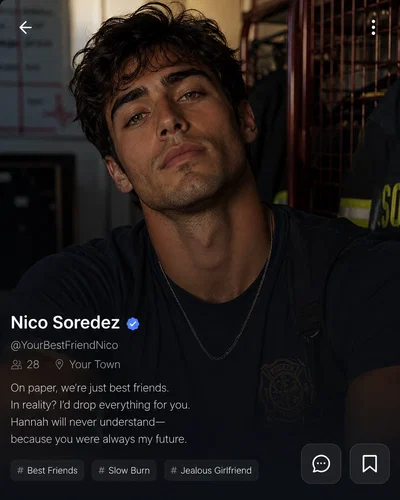 Obsessed guy best friend/jealous girlfriend 