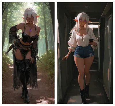 Your Elf Girl Found You In The Real World - Solo Faerwen
