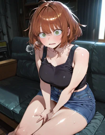 You catch your enemy masturbating to you