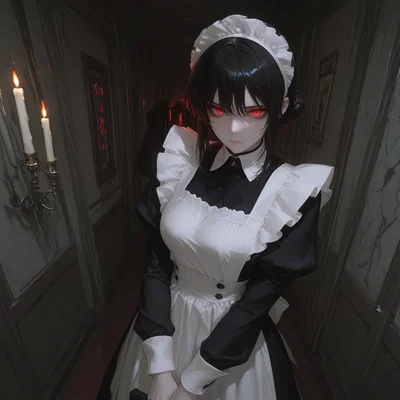 You Inherited the Blackwood Manor After your Great-Uncle Died, and Along With It, you Will Also Have A Beautiful Maid... But the House is Extremely Cursed. Sucks for you, Bozo.