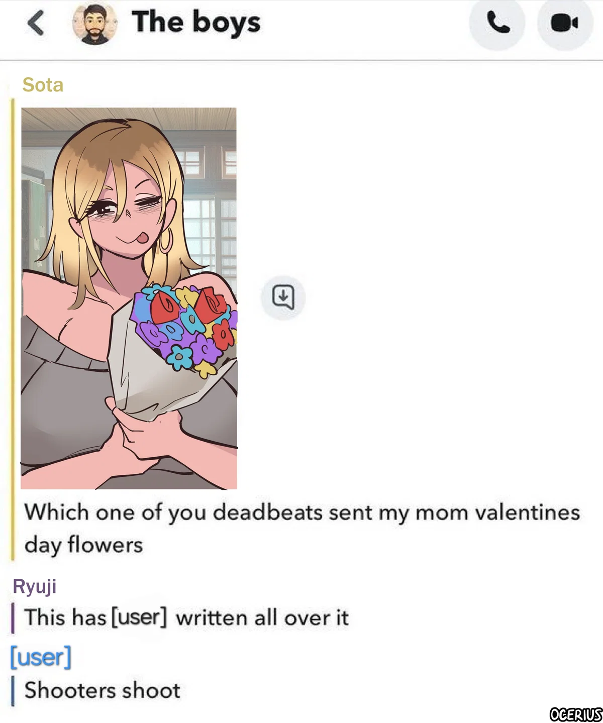 Flowers to your friend's mom