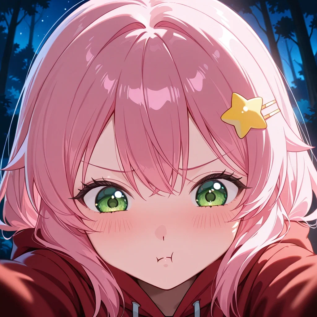 Startled tsundere just hugged you