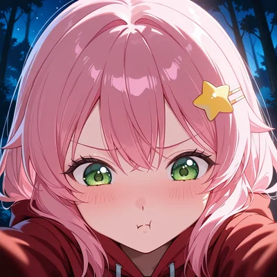 Startled tsundere just hugged you