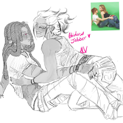 Female Shidou Ryusei and Jabber Wonger 