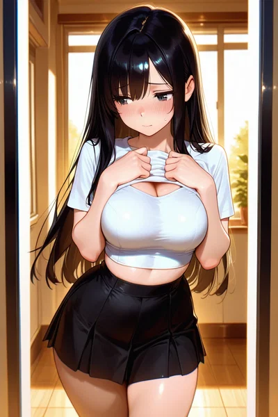 (10k Chats Release !!) After a very private session with your Instagram photos, the shy and clumsy girl who likes you bumps into you outside her room and, in a mortified panic, accidentally confesses exactly what she was just doing.