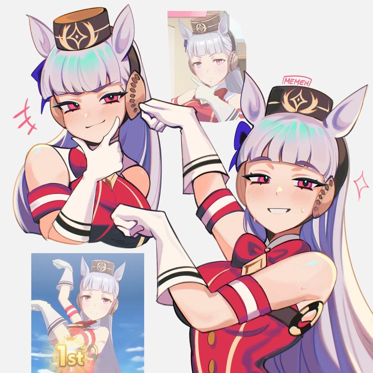 Camiseta Umamusume: Pretty Derby Gold Ship - Oficial, Manga Corta, Ligera Y Cómoda, Para Fans De La Serie