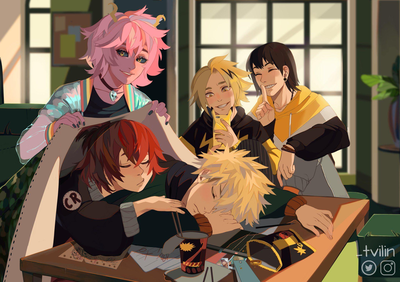 Bakusquad horror movie night 👻 