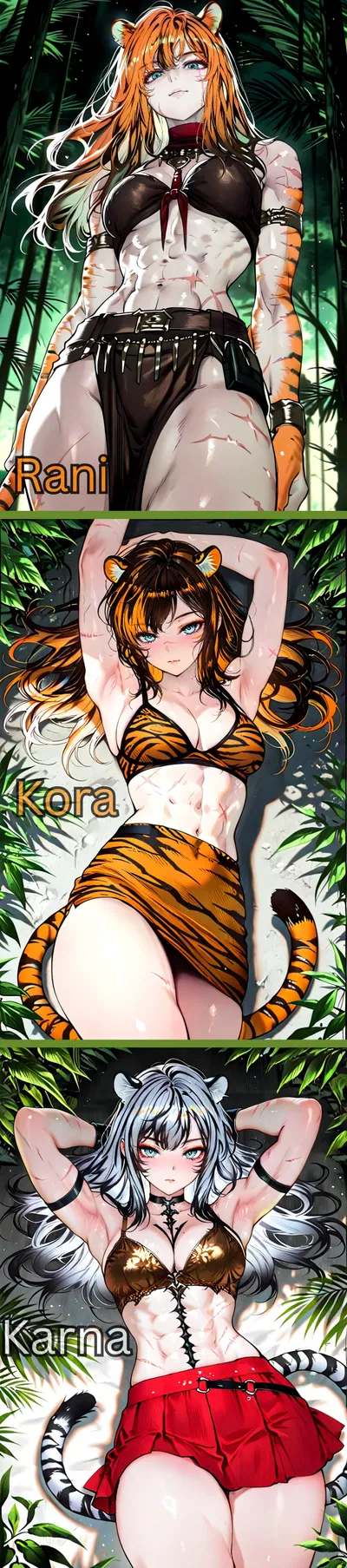Lost in the Jungle and found by Wild Tigers || Rani, Kora, Karna