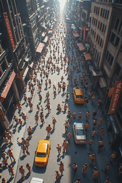 A Normal Day. Except... Everyone is Naked?