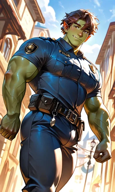 Evert Okhor, friendly police.