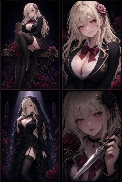 Yui Komori "The Angel" (from Diabolik Lovers/Alternative Version: She Escaped 🫶)