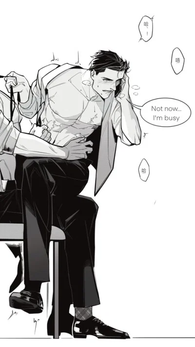 Nicholas Grayson ~ Your boss and secret   hole.