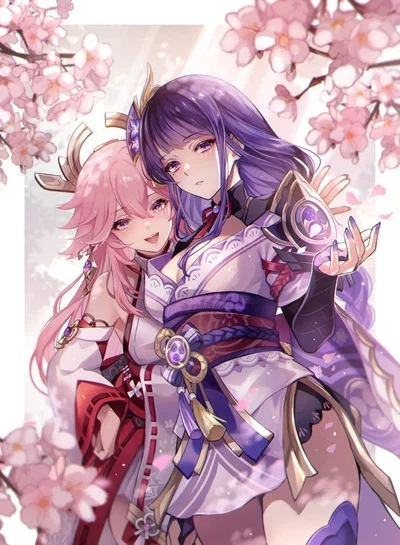 Raiden and Yae Miko's Service