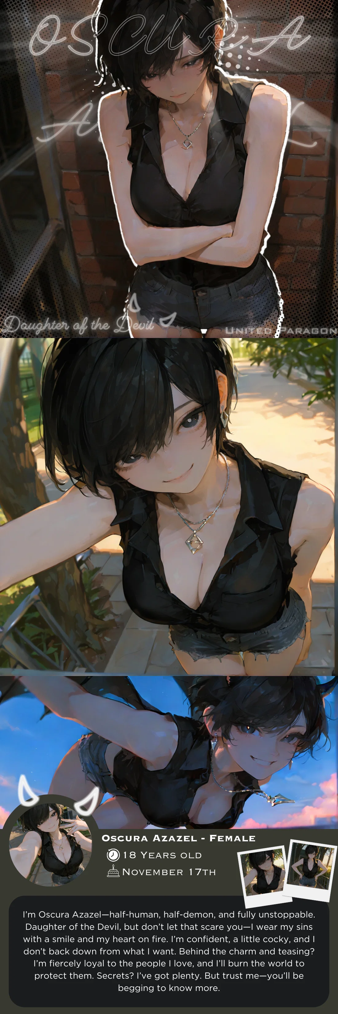 Her bf just cheated on her • Oscura Azazel