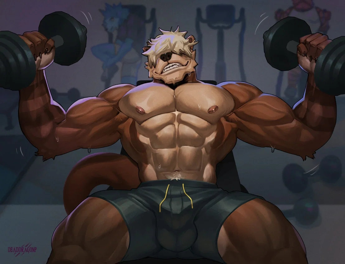 Muscle and sweat.