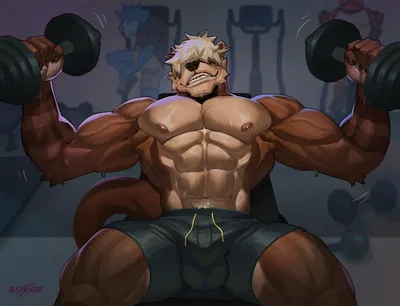 Muscle and sweat.