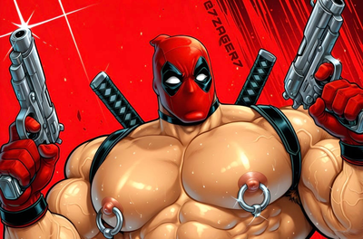Deadpool || Size difference (beeg)