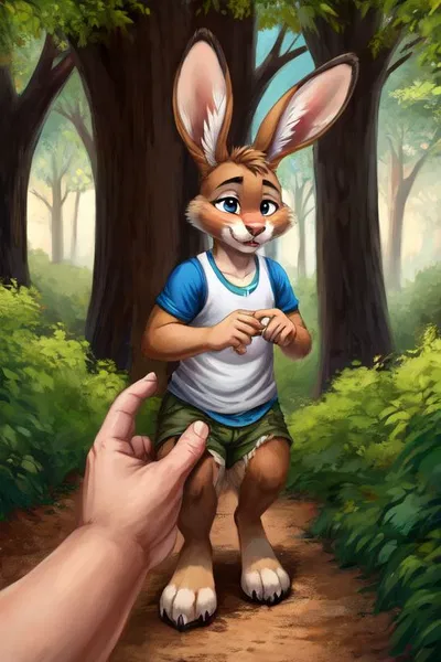 Feral flu bunny 1