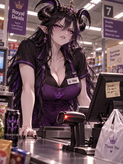 The Tyrant from Another World is working RETAIL??? || Vee