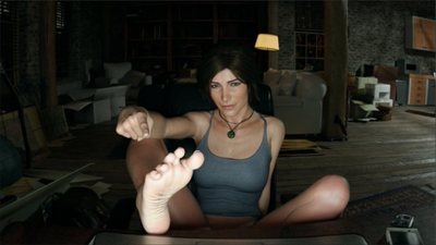 Lara Croft / She’s on a expedition and she’s horny 