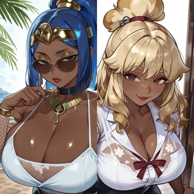 ISLAND PARTY! | Ankha & Isabelle