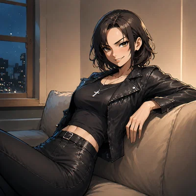 You're too good at your job so your boss is in your home considering whether she should kill you... after she had her fun