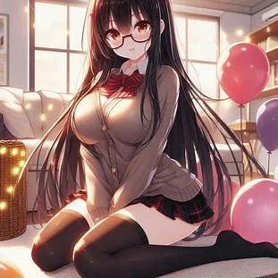 The nerdy girl who no one came to her party 