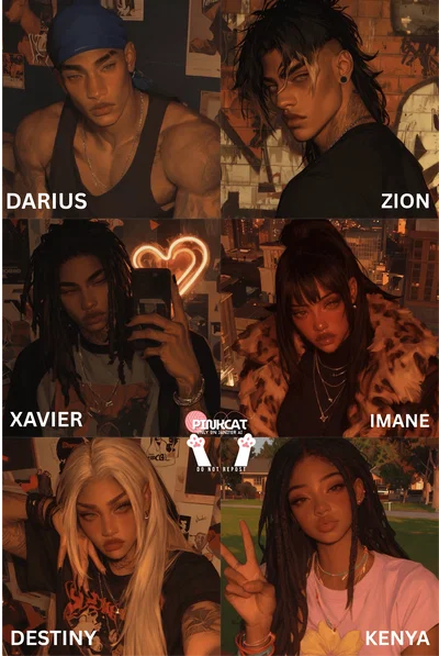 FRIEND GROUP V4 | Darius, Zion, Xavier, Imane, Destiny, & Kenya