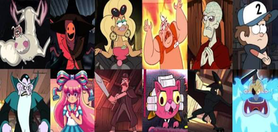 gravity falls villains