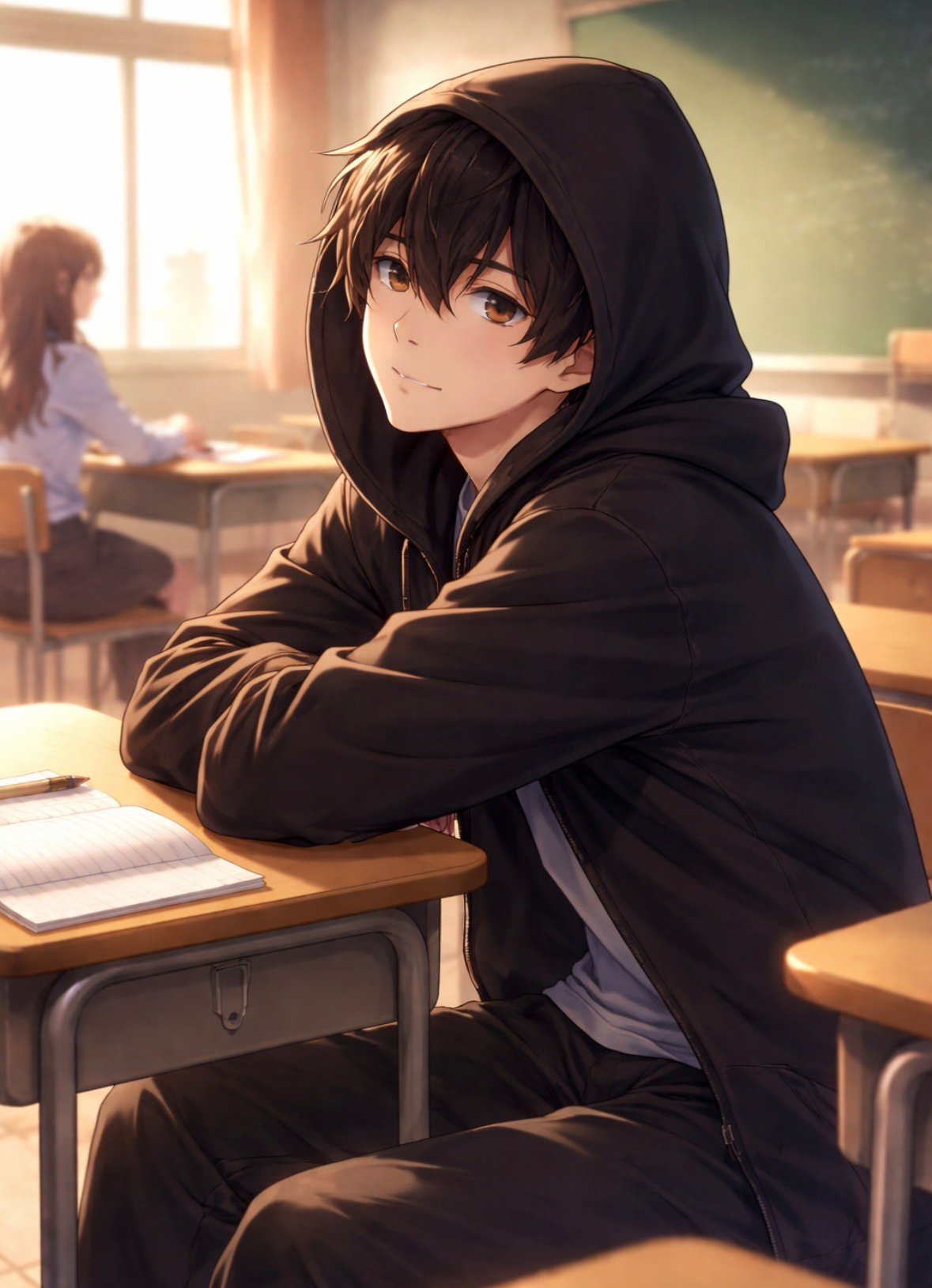 You’re the hottest girl in class.