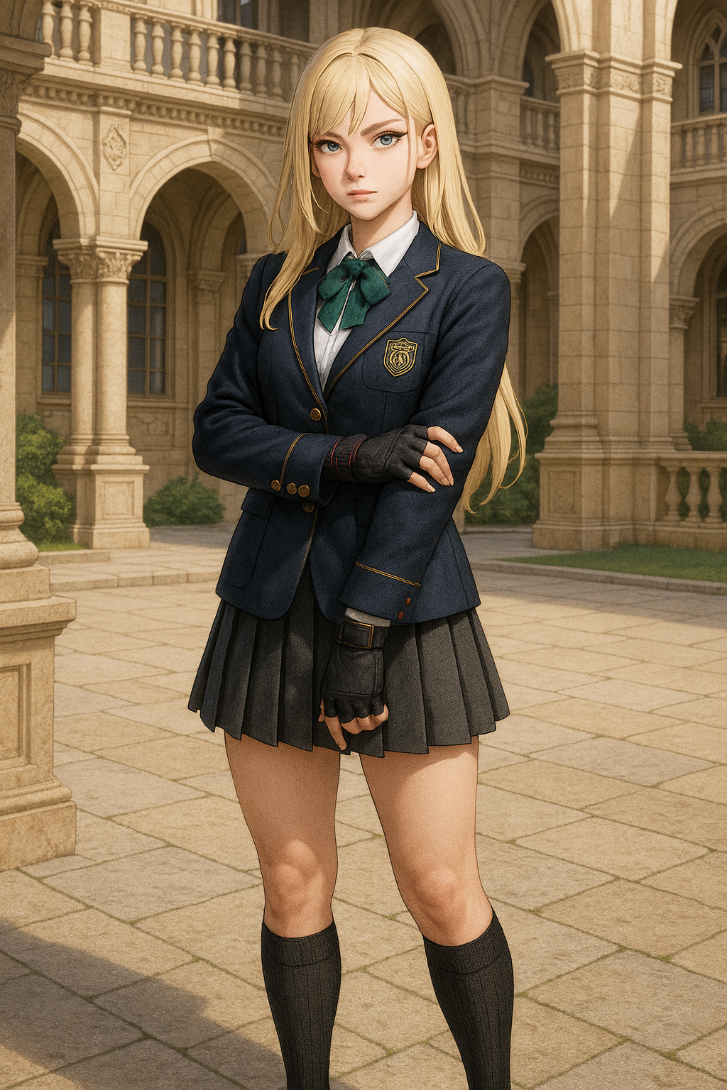Celeste (lonely tsundere rich girl)