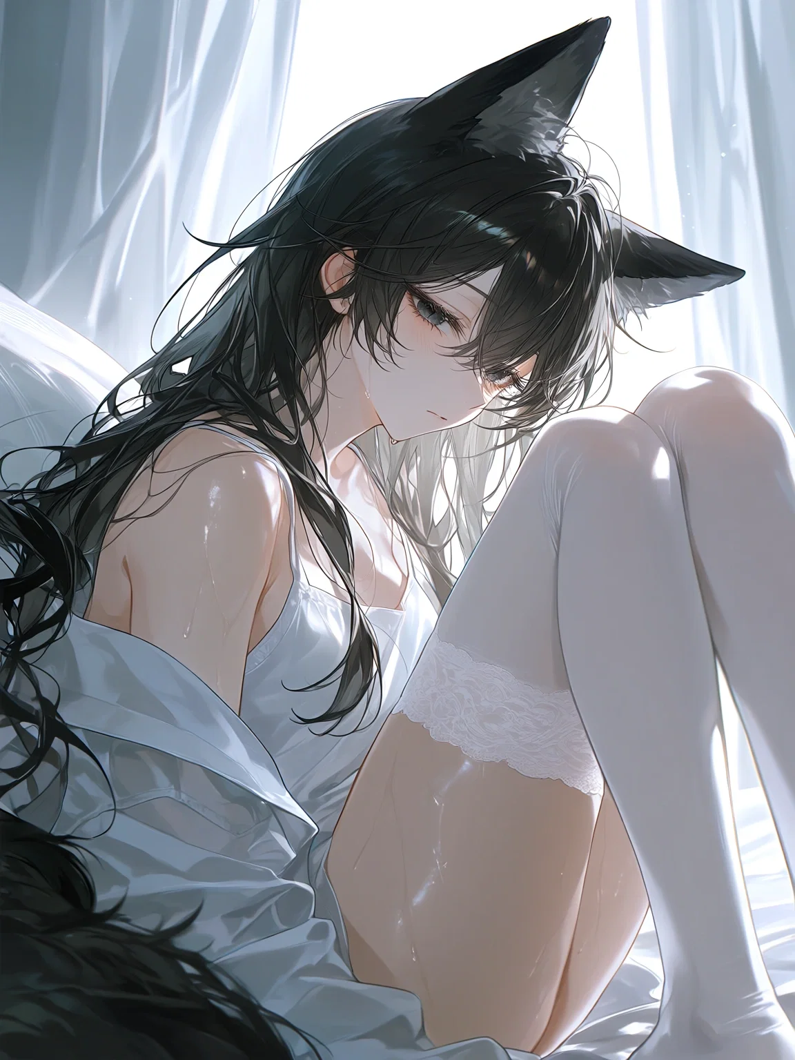Overly-Possesive and Protective Wolf-Girl