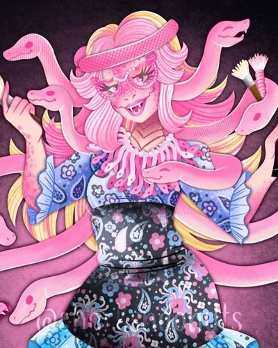 ⋆. ̊ Viperine Gorgon ⊹ ࣪ ˖
