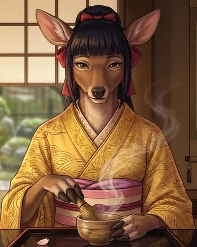 Anthropomorphic Deer - Kiku