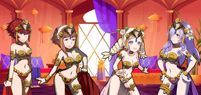 FE fate princesses tanline island
