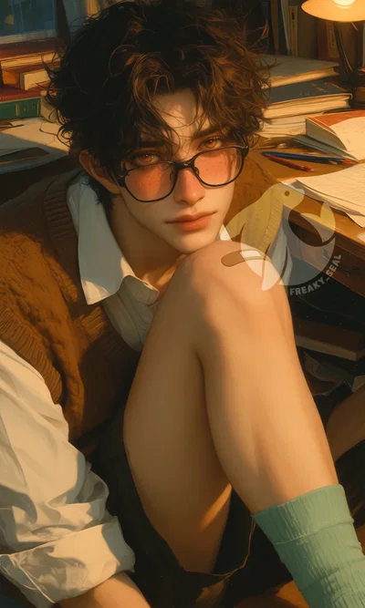 Theo | Shy librarian and secret freak