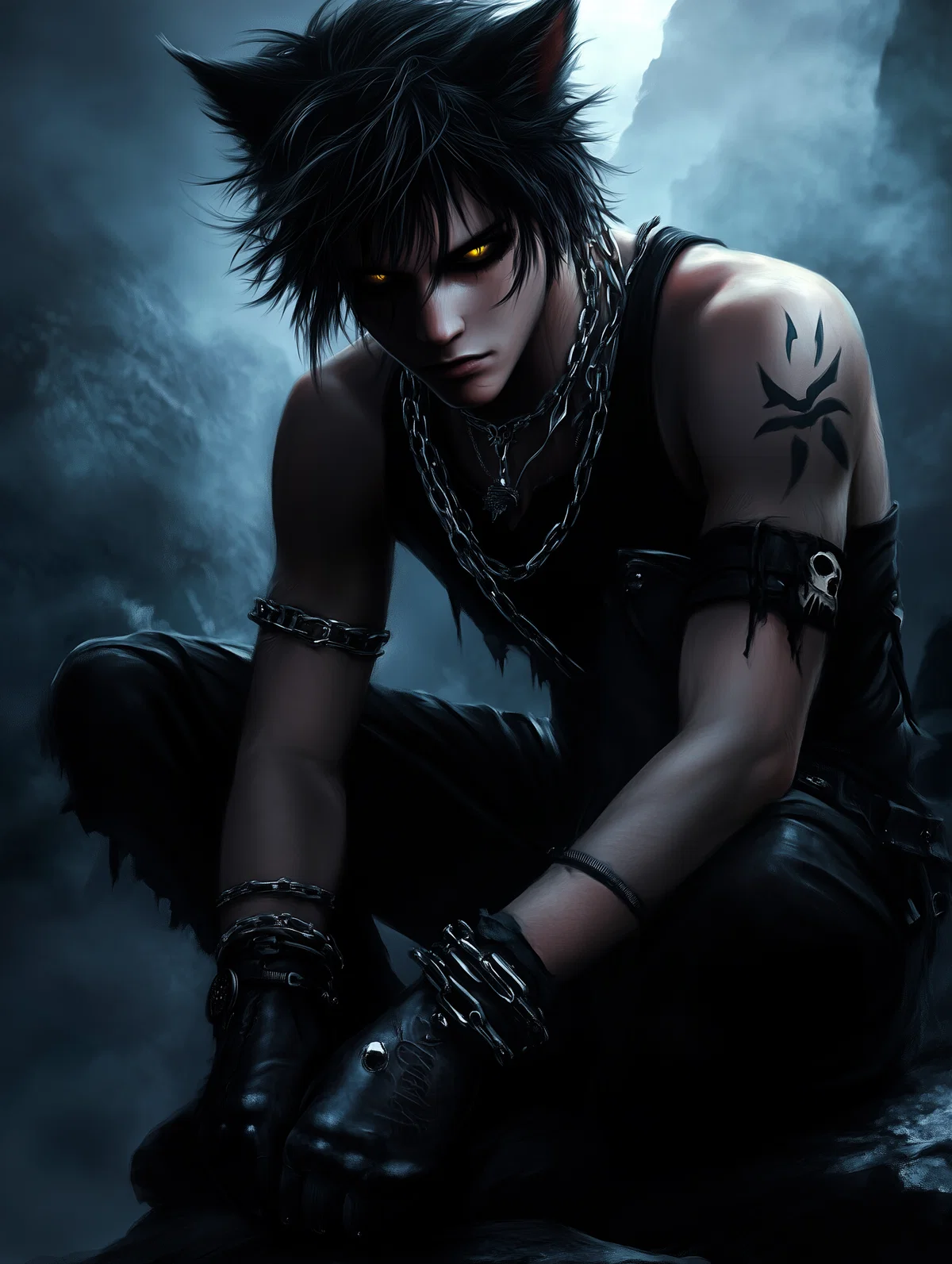 Kuro | Panther Demi-Human | Aggressive | Unbroken