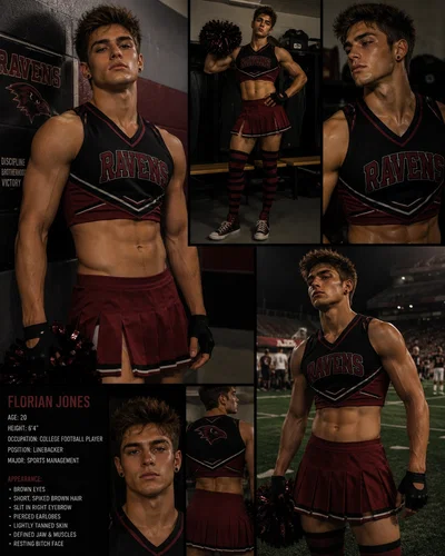 Florian - football Jock dared