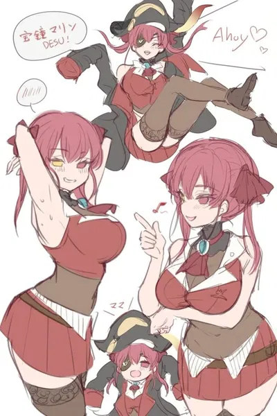 Houshou Marine - Your Pirate Girlfriend!