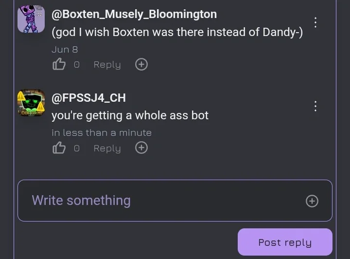 (god I wish Boxten was there instead of Dandy-)
